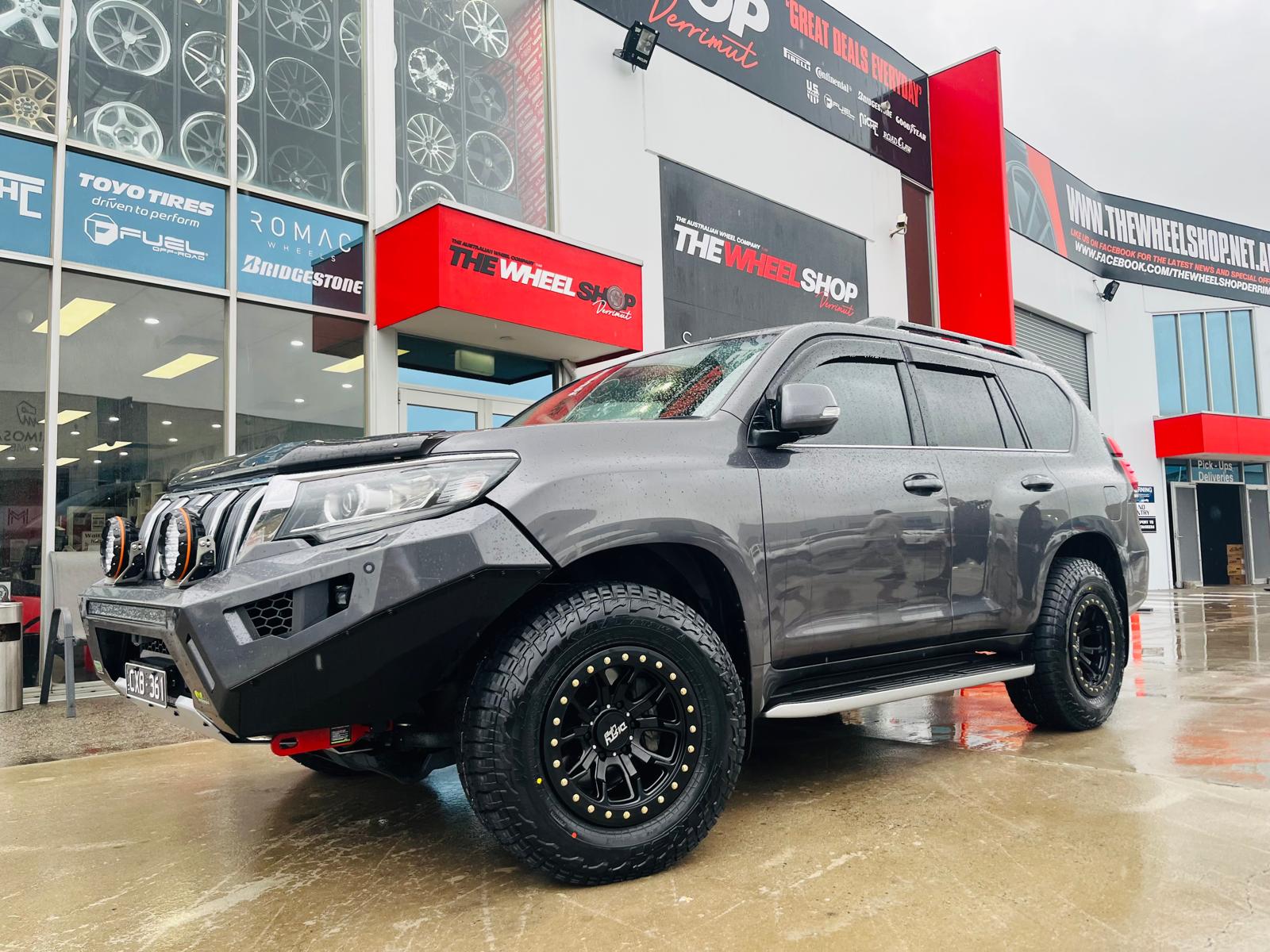 TOYOTA LANDCRUISER WITH FALKEN AT TYRES |  | TOYOTA
